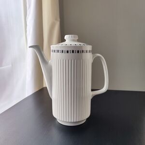 Embassy | Johnson Bros | White Ceramic Coffee Pot